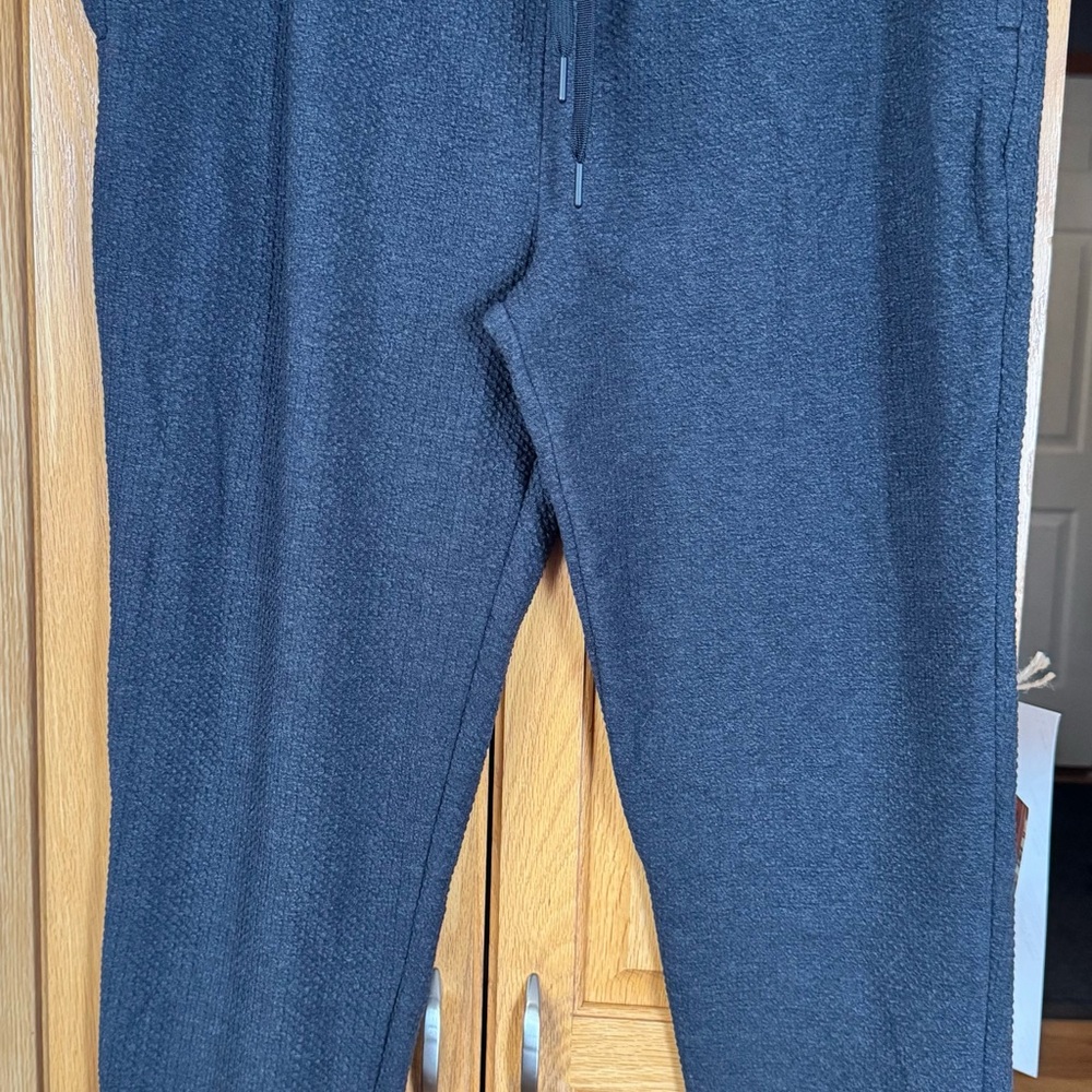 all in motion Men's Charcoal Gray Knit Jogger Pants